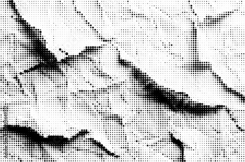 Dynamic abstract digital pattern with intricate monochromatic textures, creating a modern and versatile visual impact, perfect for any design requiring a Transparent Background, PNG