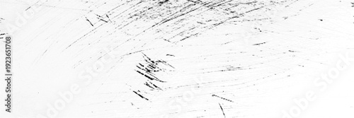 Abstract black and white halftone grunge texture, distressed radial pattern with scratched overlay for vintage distressed background