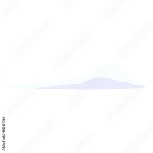 Faint purple minimal cloud perfect for lavender sky accents, subtle weather graphics, delicate atmospheric elements, barely visible designs with ultra-light flat style.