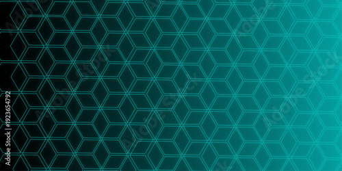 Abstract blue geometric background with seamless triangle pattern design