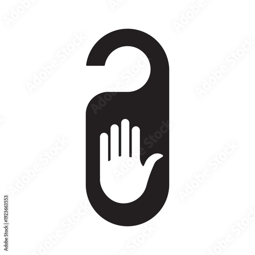 "Do Not Disturb" door hanging signs often used in hotels