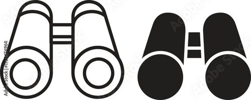 Observation Binoculars Outline Symbol