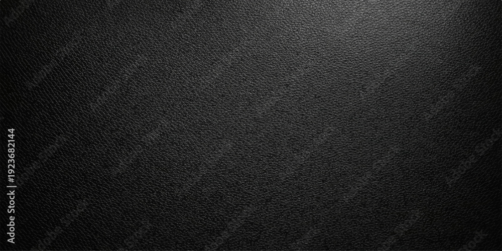 Obraz premium A dark black leather texture background features a macro closeup of a rough material surface with a detailed textile pattern and aged skin structure for a grey fabric design backdrop