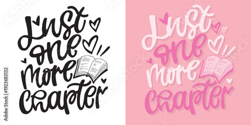 Cute hand drawn doodle lettering quote about Books. Reading more. Lettering for t-shirt design, mug print, bag print, clothes fashion. 100% hand drawn vector image.