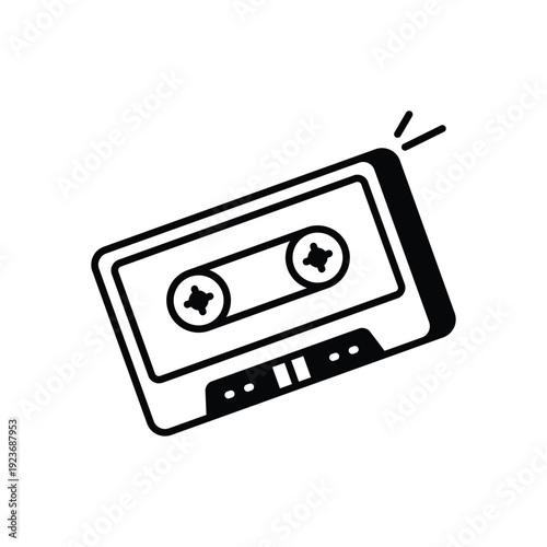 Cassette Tape vector icon