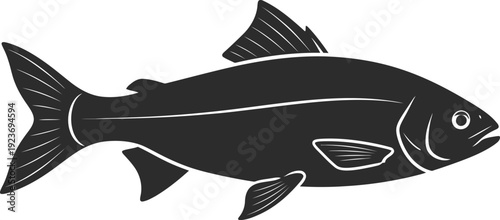 Black fish icon