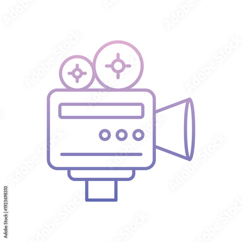 Movie Camera vector icon