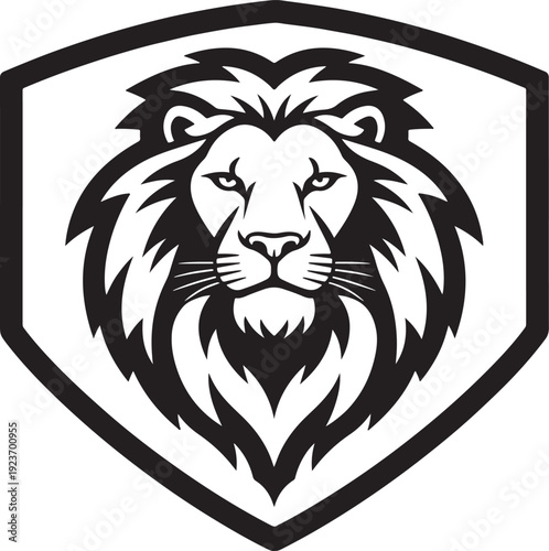 lion head vector, lion head icon, lion head vector illustration,