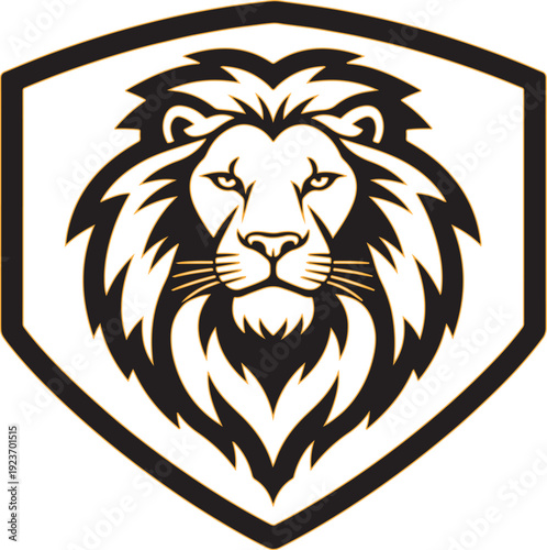 lion head vector, lion head icon, lion head vector illustration,