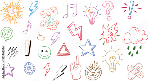 vector seamless pattern with hand drawn flowers