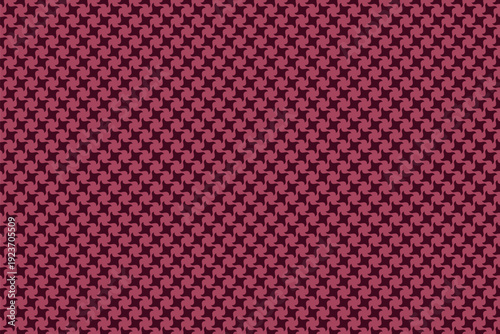 Elegant burgundy houndstooth pattern.  Perfect for textile design, fashion, websites, or branding projects. This repeating geometric texture adds a touch of sophistication and timeless style.
