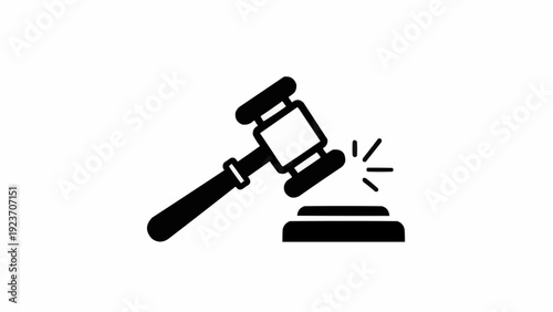 Gavel hitting sound block loudly.