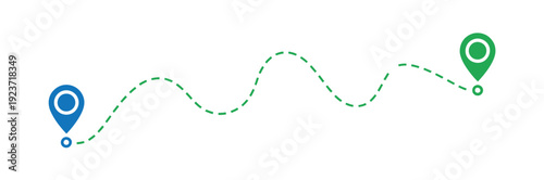 Map pointer vector icon showing point marker and address locator for travel, GPS, and navigation graphics