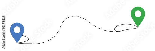 Pin icon vector isolated on white background representing location, map pointer, address, and navigation concept