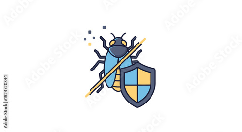 Blue beetle with shield weapon.