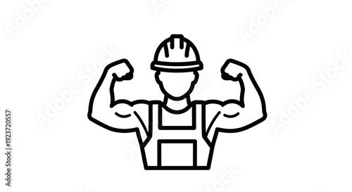 Minimalist tent icon design: simple camping symbol for outdoor adventure Vector