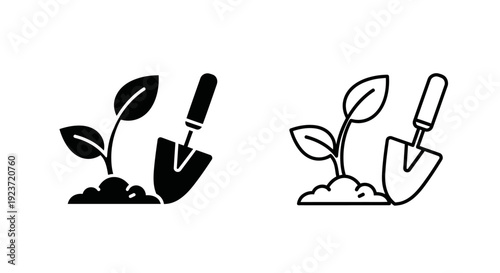 Mountain peak with sun and snow, adventure and nature illustration Vector