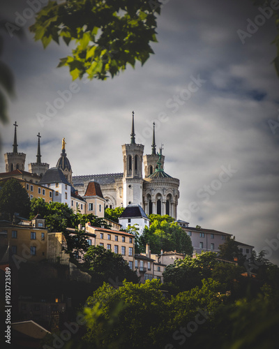 Fotografía View of The Basilique Notre Dame de Fourvière, Lyon