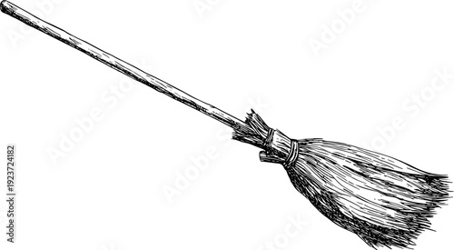 Fantasy Flight of a Broomstick