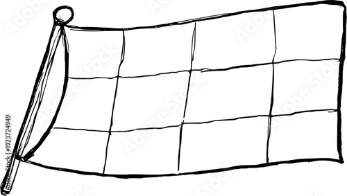 A beacon of hope in a yellow checkered flag