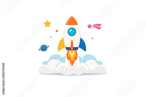 Modern Minimalist Design. d modern color palette with ? bright accent colors on white background, subtle shadows, minimal details, decorative elements (stars,