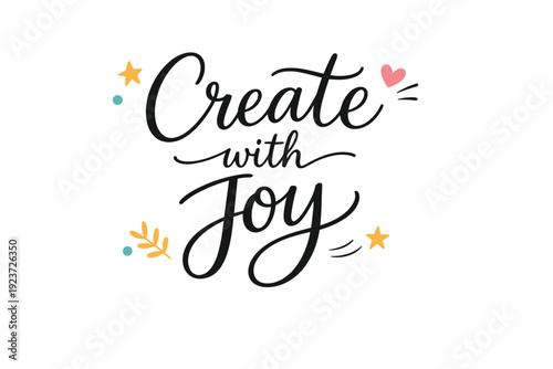 Hand lettering. A clean hand-drawn lettering composition with smooth curves and natural strokes, expressing creativity and a human touch. The