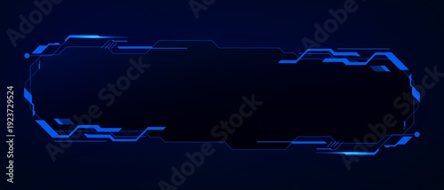 Sci fi futuristic user interface, HUD, Technology abstract background , Vector illustration	
