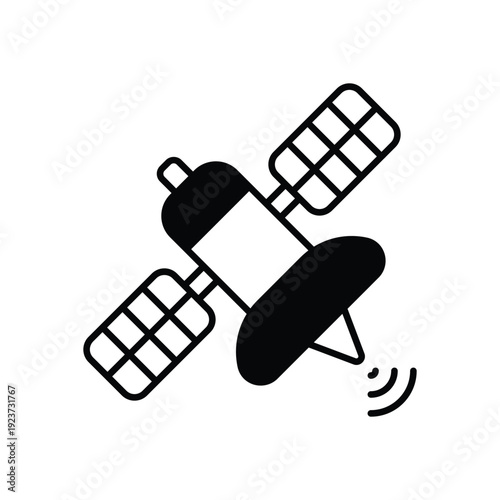 Artificial Satellite vector icon