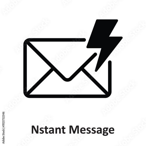 Instant Message Vector icon which can easily modify or edit