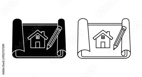 Labor day construction blueprint design concept Vector