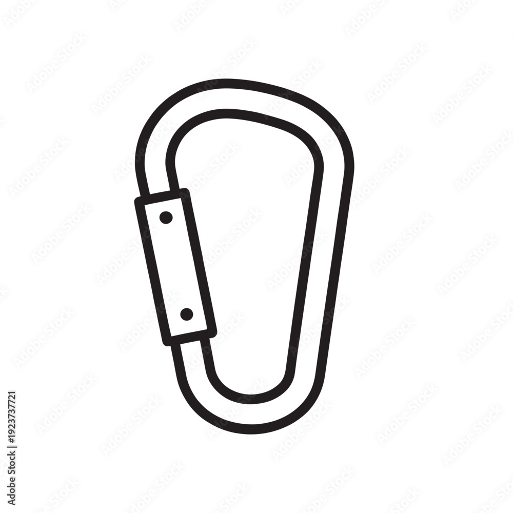 Fototapeta premium Carabiner Icon