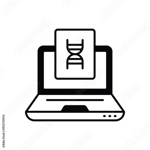 Dna Analysis vector icon