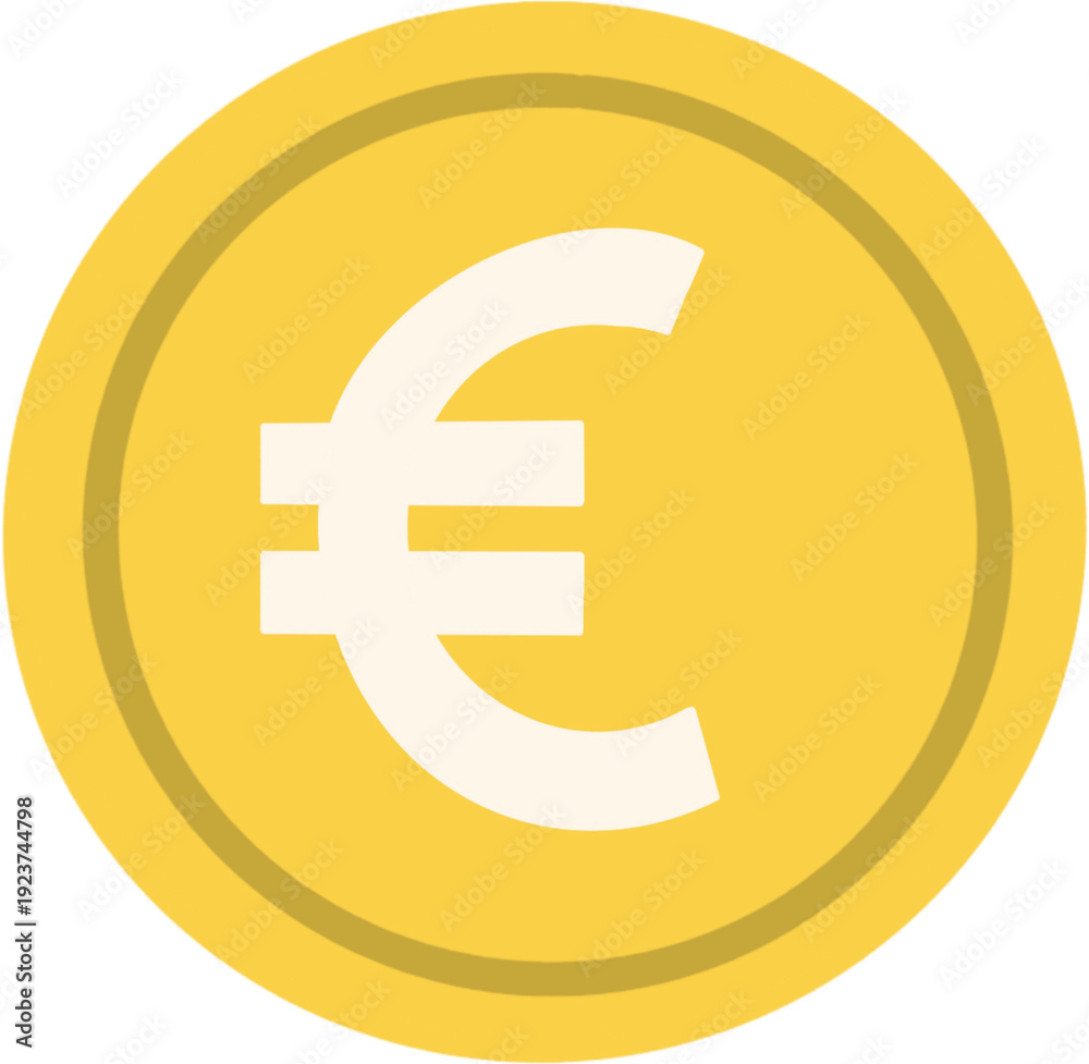 Fototapeta premium euro symbol icon