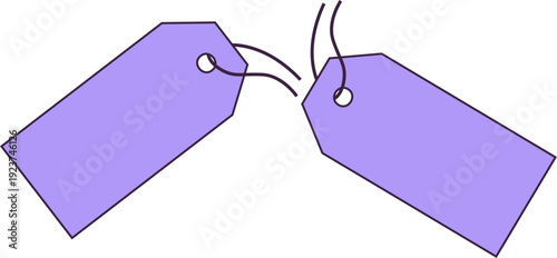 Pair of Hanging Retail Price Tags