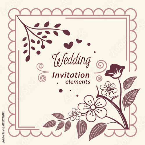 A minimalist composition features a partial muted reddish brown circle on a pale creamy off white background creating a simple