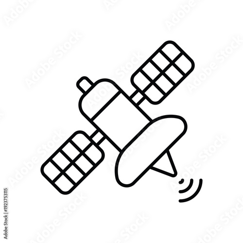 Artificial Satellite vector icon