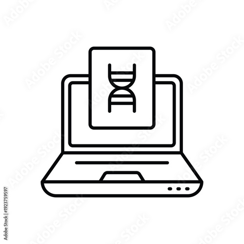 Dna Analysis vector icon