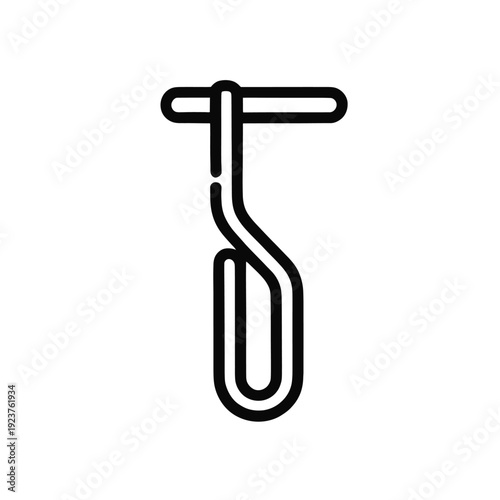 Drapery Pin Hook Line Icon For Window Treatments