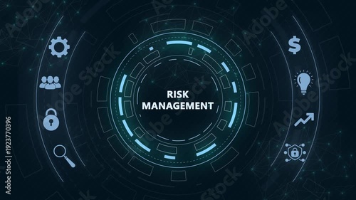 Risk Management and Assessment for Business Investment Concept.Internet, business, Technology and network concept.