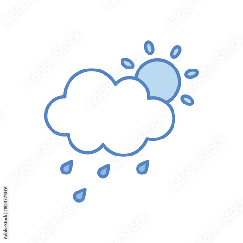 Rain vector icon