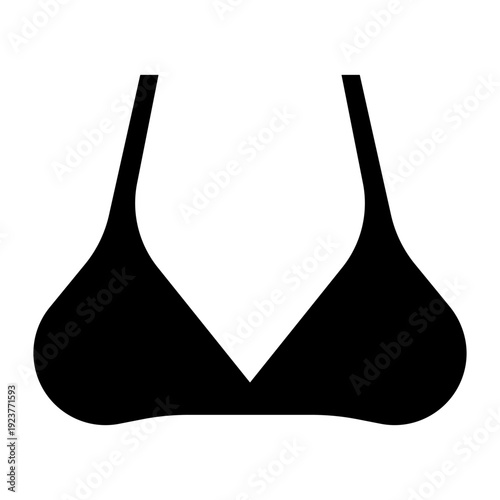 Brassiere icon vector. Underwear  Illustration sign. Swimsuit symbol. Bra logo.