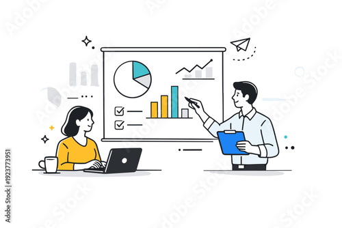 Editorial depth through blur. Foreground elements sharp and readable, background shapes softly diffused and abstract. Balanced, professional look suitable for