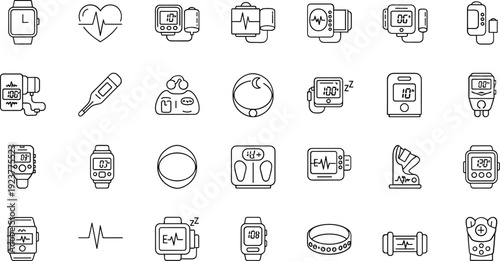 Medical devices and health monitors for tracking vital signs and wellness
