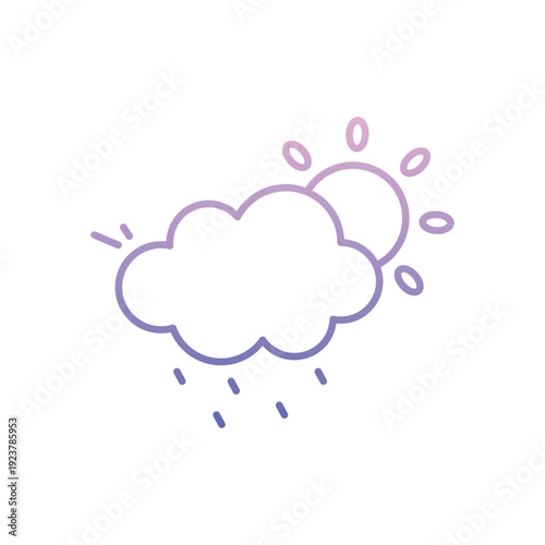 Partly Cloudy vector icon