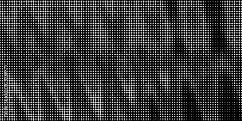 Dotted halftone gradient texture. Vanishing polka dot background. Repeating dots gradation pattern background. Black fading comic pop art overlay backdrop. Raster effect wallpaper. Vector halftone