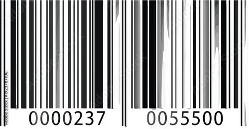 Barcode Vector Illustration Set – Retail Product Code Label Design