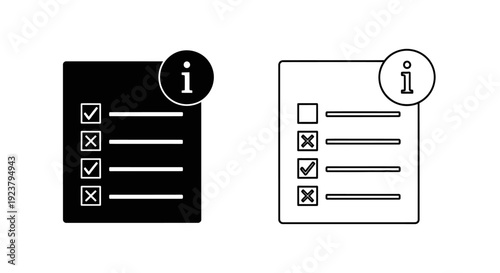 Labor day checklist and to-do list icons for holiday planning and preparation Vector