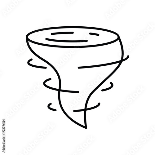 Tornado  vector icon