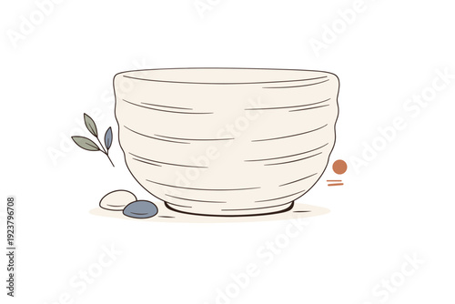 Handcrafted pottery surface. A clay surface with visible soft ridges and slight asymmetry, inspired by wheel-thrown ceramics and artisanal craft. The
