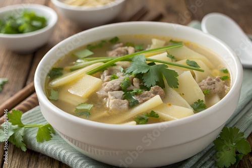 Bamboo shoot soup
